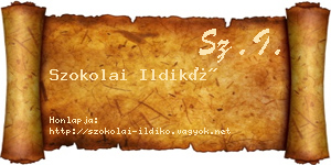 Szokolai Ildikó névjegykártya